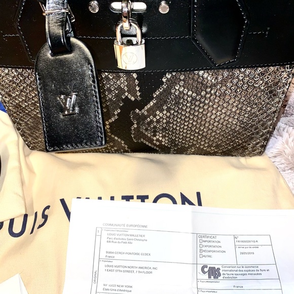 ❌SOLD❌ Authentic Louis Vuitton Python City Steamer PM - Picture 3 of 10